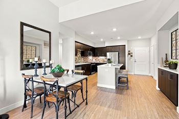 Wood-style plank flooring